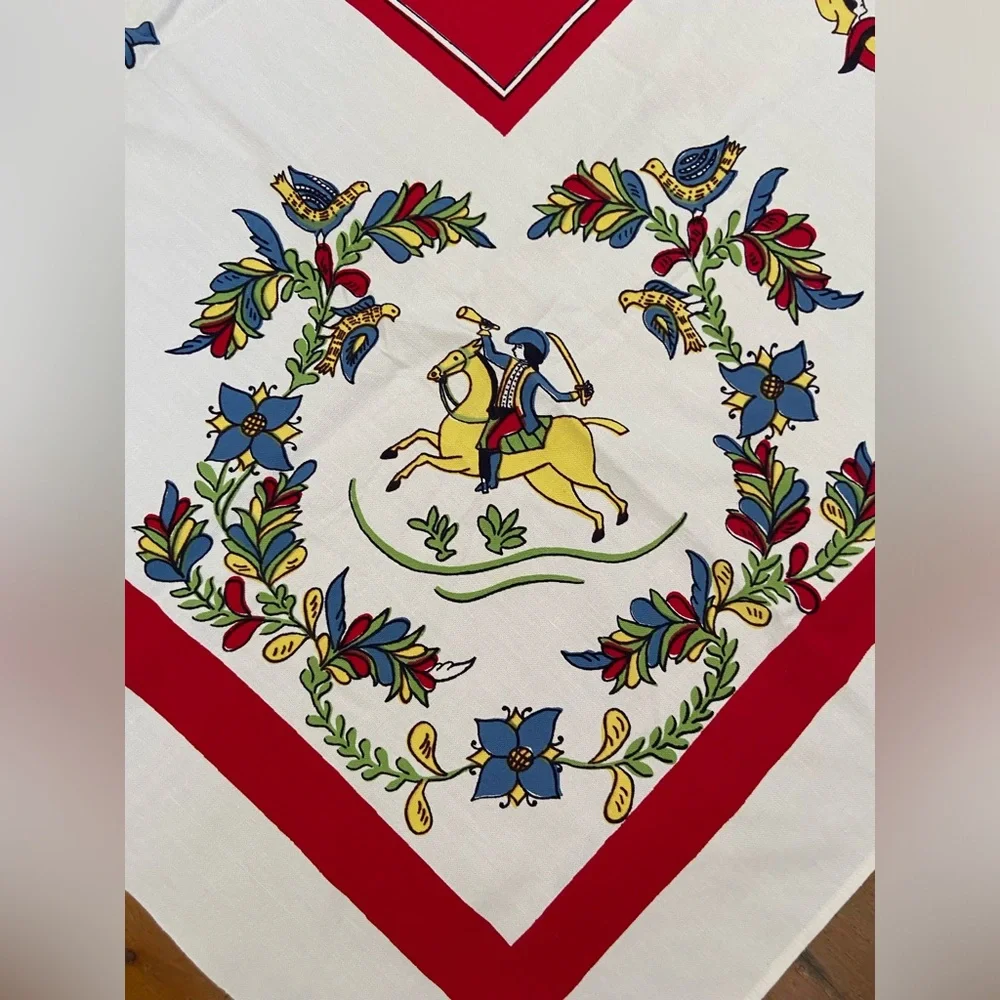 Vintage Table cloth Dutch‎ Images 52” x 48”